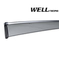 thumbnail image 6 of Wellvisors Side Window Visors Deflectors Rain Guards With Chrome Trim for 2012-2019 Volkswagen Passat Sedan 3-847VW013, 6 of 9