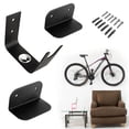 thumbnail image 1 of Soporte de pared para colgar bicicleta Mach Negro, 1 of 5
