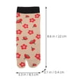 thumbnail image 2 of BESTYASH 1Par Calcetines De Para Mujer En Con Único De Dos, 2 of 8