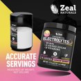 thumbnail image 2 of Zealot Electrolyte Powder - 90 Servings | Keto Electrolytes | Zero Sugar | Lemon Berry, 2 of 7