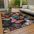 thumbnail image 4 of Dalyn Rugs Machine Washable Indoor/Outdoor Chantille ACN2201 Black 9' x 12' Rug, 4 of 9