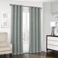 thumbnail image 2 of Eclipse  Trevi Blackout Grommet Window Curtain Panel Spa 108 Inches, 2 of 5