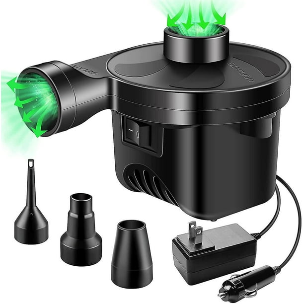 Bomba de aire eléctrica, bomba portátil del colchón de aire para los flotadores inflables de la piscina, inflador perfecto/bombas del desinflador para acampar al aire libre, cojines inflables, A,11 kaili Sencillez
