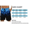 thumbnail image 4 of GENTS BLISS Hawaiian Men Shorts Bathing Mesh Lining Beach Shorts for Men with Pockets Swim Trunks, 4 of 9