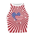 thumbnail image 3 of TEAJOPSUU July 4th Halter Tops for Women Stars and Stripes Heart Summer Sleeveless Blouses Red White Blue Crop Tank Tops A-Multicolor, 3 of 4