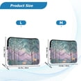 thumbnail image 4 of FORMRS 13-13.3 inch Laptop Sleeve Case Soft Carrying Quilted Computer Bag Cover, Purple Forest Scene, 4 of 7