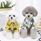 thumbnail image 5 of Camiseta para perro Ropa Camisa informal hawaiana Camisas de coco frescas Camiseta sin mangas de verano para playa Chaleco para perro pequeño Cachorro Haw-Amarillo,L, 5 of 5