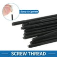 thumbnail image 6 of Unique Bargains Bicycle Spokes 14G Bike Wheel Spokes 304 Stainless Steel 1 Set Black-143mm, 6 of 7