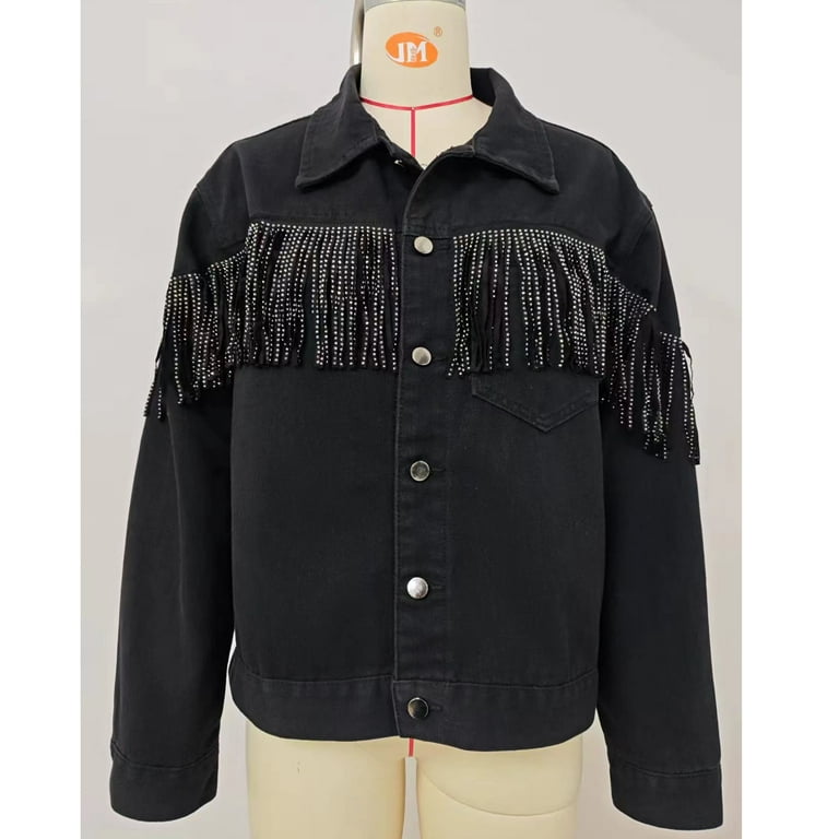 ●BLACKPURPLE● Western Denim Fringe Hat_DENIM A denim on denim look is one of our favorites here at Fringe