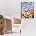 thumbnail image 6 of Epic Graffiti 'Flowers & Clouds' by Cathy Horvath-Buchanan, Canvas Wall Art, 26"x34", 6 of 8