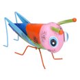 thumbnail image 6 of Suodoka Garden Ornament Iron Grasshopper Sculpture for Outdoor Patio Lawn Decor, 9.45 inches / 24 cm (Pink), 6 of 9