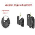 thumbnail image 2 of 4PCS Universal Speaker Wall Mount Bracket Ceiling Stand Clamp with Adjustable Swivel and Tilt Angle Rotation, 2 of 6