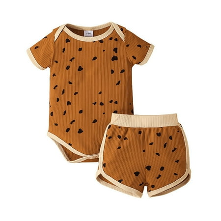

PEASKJP -And-Toddler-Bodysuits Brown 18-24 Months