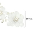 thumbnail image 4 of White Quartz Sakura Gradual Flower .925 Silver Necklace, 4 of 5