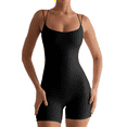 thumbnail image 3 of de Entrenamiento para Mujer, Sin Mangas, con Espalda Descubierta, Control de Abdomen, para Yoga, Color Negro, Talla XS, 3 of 10