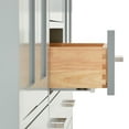thumbnail image 5 of ARIEL Cambridge 66 Inch Double Rectangle Sink Bathroom Vanity With Carrara White Quartz Countertop 1.5 Edge In Grey, 5 of 7