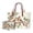 Beige - Cardinal Holly Berry, variant on Labrador Retriever Print Handbag Wallet Set for Women Large Tote Handbag with with Matching Wallet Casual Shoulder Bags for Dog Lovers