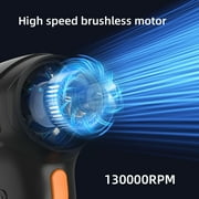 Turbo Fan Turbine Jet Blower 130,000rpm w/High-Speed Brushless Motor Top Speed 100mph Airflow Strong Wind Fan