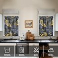 thumbnail image 4 of Kitchen Curtains Set of 3, 27.5x36 Inch Polyester, Featuring Hawaiian Botanical Leaf and Bloom Patterns, Adds Colorful Tropical Charm to Kitchen or Laundry, 4 of 6