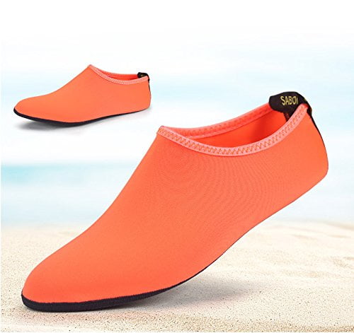 JIASUQI Mens Womens Water Athletics Shoes Quick Dry Aqua Barefoot Beach Swimming Surfing Diving Shoes 
