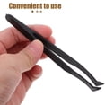 thumbnail image 3 of WRITWAA 10Pcs Black Plastic Craft Tweezers Bulk Set Ergonomic Design Durable Material for Arts Jewelry Electronics, 3 of 8