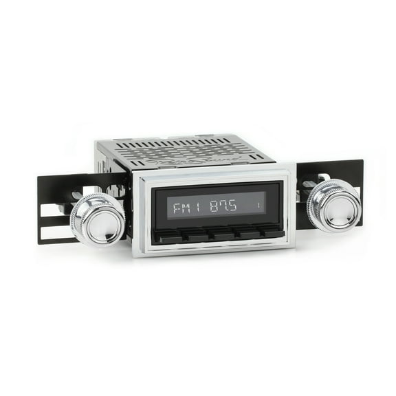 RetroRadio Compatible with 1969-73 Ford Mustang Features Include Bluetooth, AUX, AM/FM LAB-M1-126-07-77F