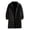 Black, variant on Mens Jacket Mens Winter Autumn Loose Long Sleeve Denim Trench Coat Long Coat Durable Tops Black L