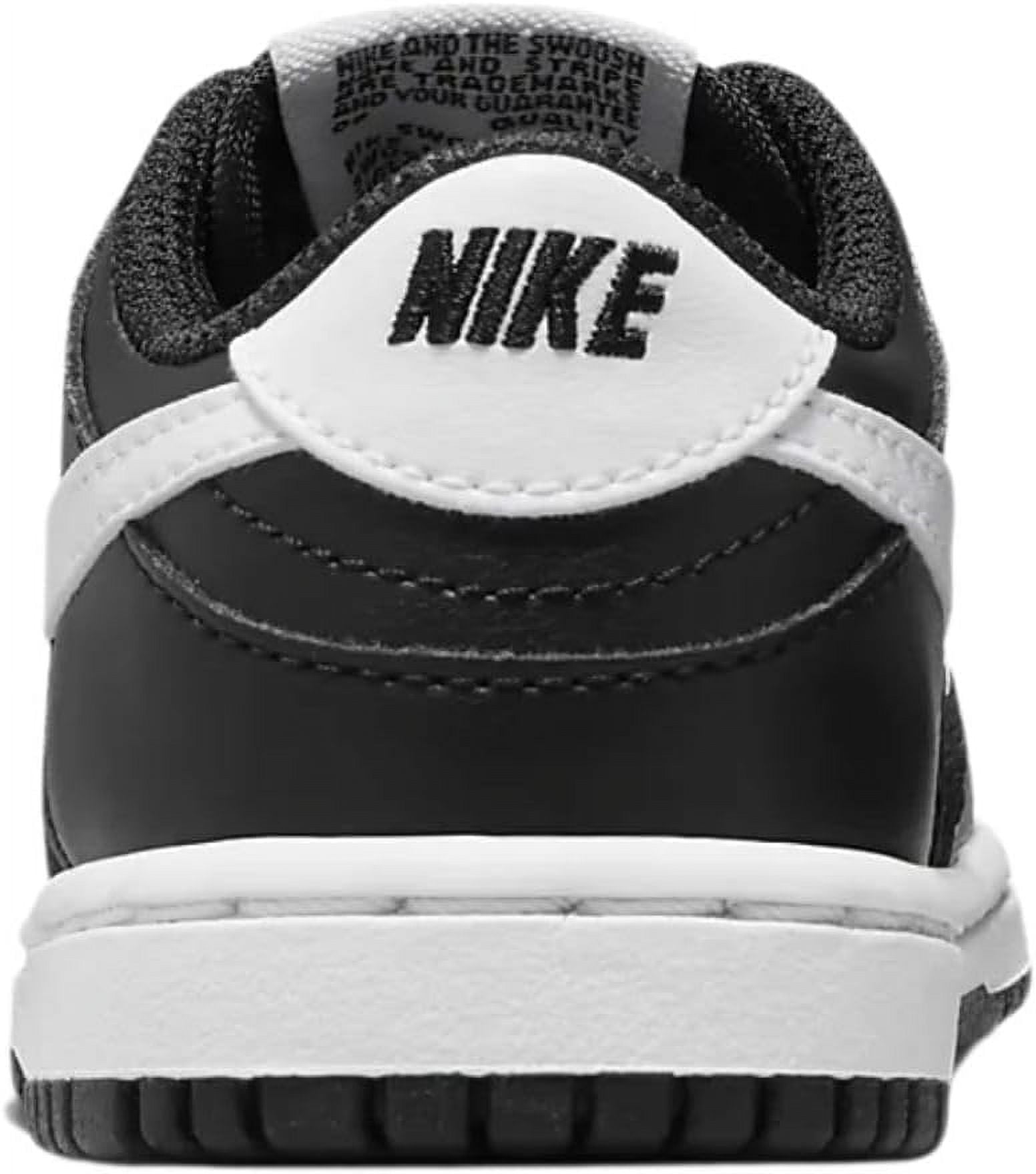 Toddler's Nike Dunk Low Black/White-Black-White (FD1233 001) - 6