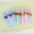 thumbnail image 3 of 50 piezas Paraguas Pajita de beber Sunnimix para cóctel Rayas Flexible, 3 of 8