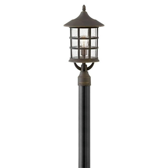 1 Light Large Outdoor Low Voltage Post Top or Pier Mount Lantern Coastal Style 10 inch Wide By 20.5 inch High-Oil Rubbed Bronze Finish-Incandescent