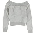 thumbnail image 2 of bar III Womens Off The Shoulder Sweatshirt, Grey, Small, 2 of 2