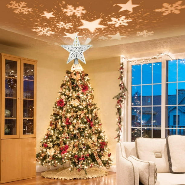 Etoile pour arbre de Noël RGB 10xLED/2xAA 15cm