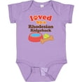 thumbnail image 3 of Inktastic Rhodesian Ridgeback Loved by a (dog Breed) Boys or Girls Baby Bodysuit, 3 of 5