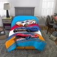 thumbnail image 4 of Hot Wheels "Fast Pace" Twin/Full Comforter and Pillowcase, 4 of 6