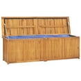 thumbnail image 5 of vidaXL Patio Storage Box Deck Box Garden Outdoor Cabinet Chest Solid Wood Teak, 5 of 60