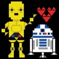 thumbnail image 2 of Boy's Star Wars: A New Hope Pixel Droid Love  Sweatshirt, 2 of 3