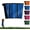 Blue, variant on Anti-Fly Horse Leg Mesh Protectors – Set of 4 Breathable Summer Boots, 360° Coverage Fly Boots for Horses, Adjustable Closures, Ventilated Mesh Horse Fly Boots, Insect Shield for Stable Trail (Purple