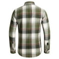 thumbnail image 3 of NAFUU Mens Dress Shirts Fashion Men's Autumn Winter Casual Party Long Sleeved Plaid Lapel Comfortable Thick Warm Flannel Shirt With Pockets Regular Fit Dress Shirt, 3 of 7