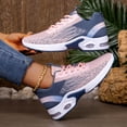 thumbnail image 3 of Rokment Women's Running Cross Training Shoes Breathable Mesh Comfortable Air Cushion Hiking Jogging Fitness Trainners Casual Walking Tennis Fashion Sneakers Pink Size 8, 3 of 6