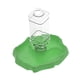 thumbnail image 2 of Plato de agua para reptiles, comedero para reptiles, bebedero, accesorio de alimentación, hidratador automático para gecos y anfibios. Verde, 2 of 8