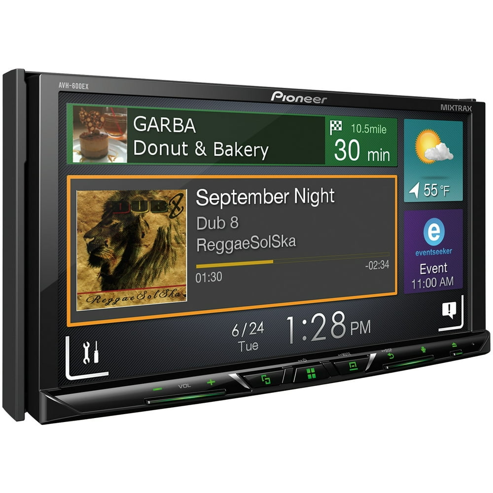 Pioneer AVH600EX 7" DoubleDIN InDash Car Stereo DVD Receiver with