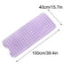 thumbnail image 2 of XWSHYW Cojines para Los Pies Alfombrillas para Bañera y Ducha, Alfombrillas de Baño Antideslizantes Extralargas de 39,4 X 15,7 Pulgadas, Alfombrillas de Baño con Ventosas, Alfombrillas Suaves Lavable, 2 of 4