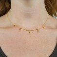 thumbnail image 2 of nipocaio Rhodié Collier à Breloques - Foudre Pendentif - Collier Station Étoile - Délicate Superposition Collier, 2 of 6