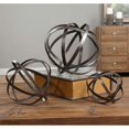 thumbnail image 2 of Uttermost Stetson Sphères Ouvertes Bronze Foncé - Lot de 3, 2 of 2