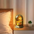 thumbnail image 5 of YingYouFu Book Lover Night Light, Miniature Reader Sculpture with Mini Books LED, Desktop Ornament for Reading Enthusiasts, Decorative Light for Bookshelf Display, A, 5 of 5