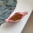 thumbnail image 2 of Bolso Bandolera Tejido Paja para Mujer Hobo Viajes Al Aire Libre () Rosa, 2 of 5