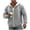 Gray, variant on ZVNAΖH Men's Fuzzy Sherpa Hoodie Casual Midweight Fleece Jacket Zip Up Hooded Sweatshirt Winter Outwear with Pockets