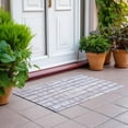 thumbnail image 6 of Addison Rugs Chantille Indoor/Outdoor Transitional Stripes Lavender Washable Rectangle Rug, 1'8" x 2'6", 6 of 6