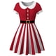 thumbnail image 5 of Vestido de Navidad para mujer, vestidos grandes con estampado de Papá Noel de invierno, vestido de fiesta de Navidad Vintage de los años 50 y 60, bata Rockabilly, 5 of 5