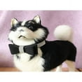 thumbnail image 3 of CNKOO Pet Dog Leather Rhinestones Bow Knot Collar Crystals Bling Diamonds for Small Medium Large Dogs, 3 of 5